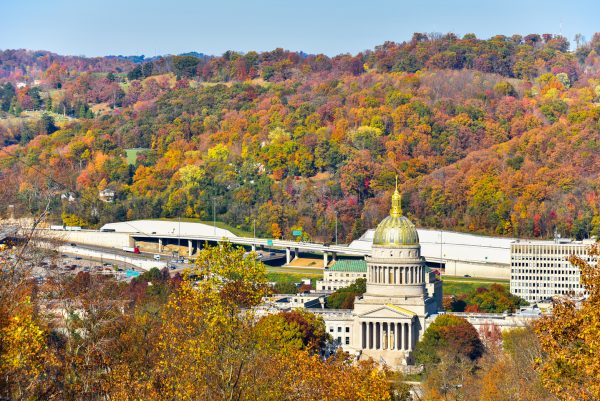 Image of the Capitol Complex from an aerial view.