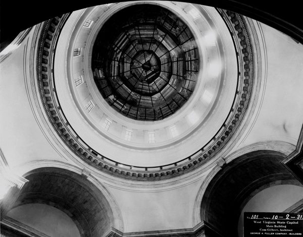 Image of inside of dome, almost complete.