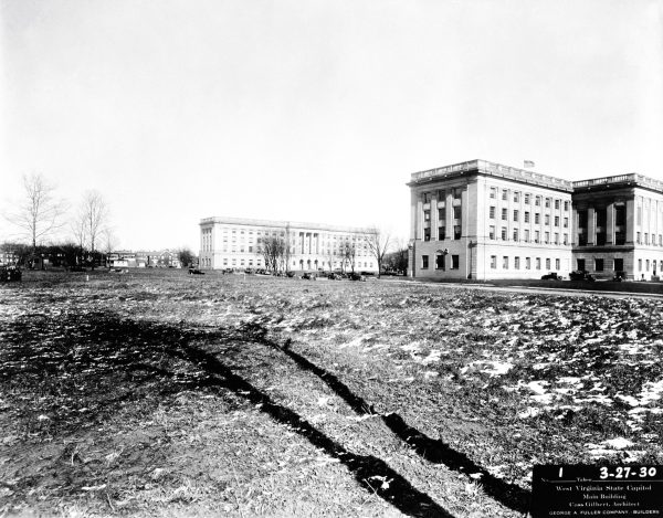 Image of two completed wings of the Capitol Complex.